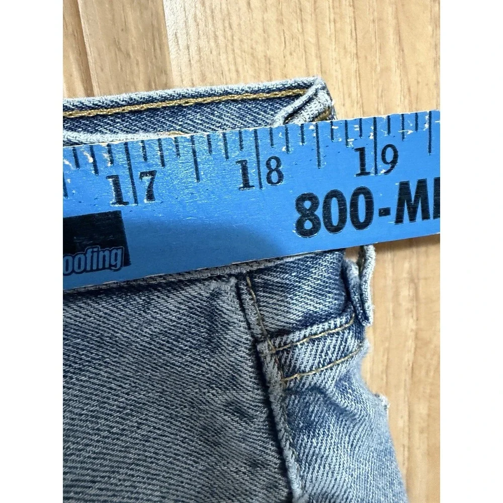 Levis 505 Jeans Mens 38x29 Blue Regular‎ Straight Light Wash Denim Pants